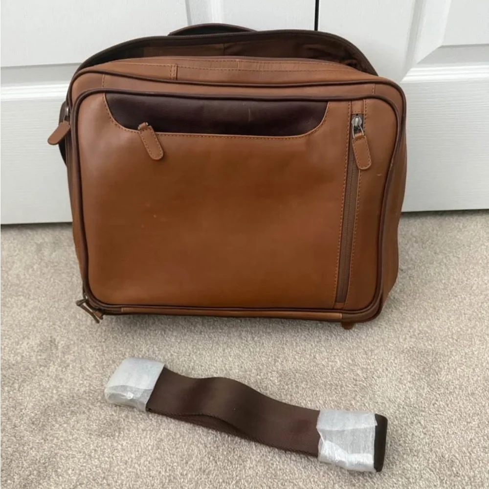 Jos. A. Bank Brown Leather Men's Briefcase/Backpack